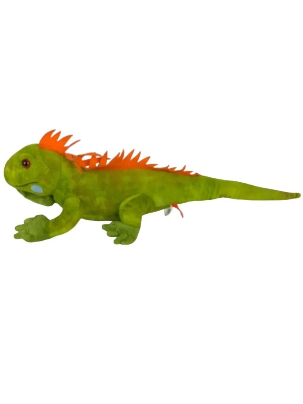 Wild Republic Iguana Plush Stuffed Animal Lizard Green Orange 24 inch